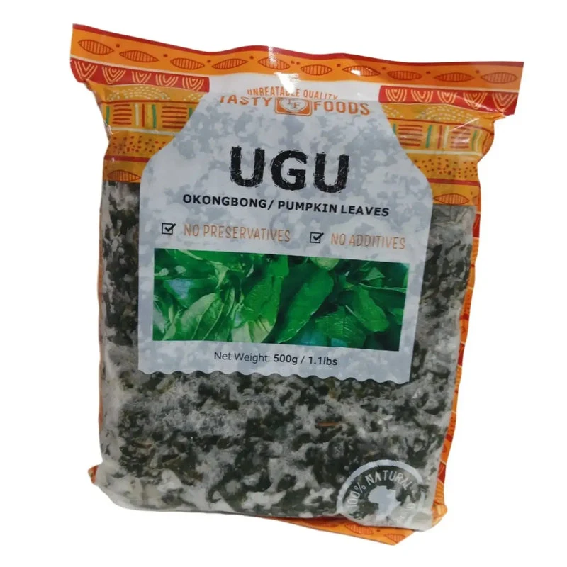Tasty Foods Frozen ugu leaves, 500 g