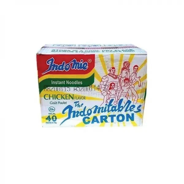 Indomie Chicken noodles — family carton, 40 × 70 g