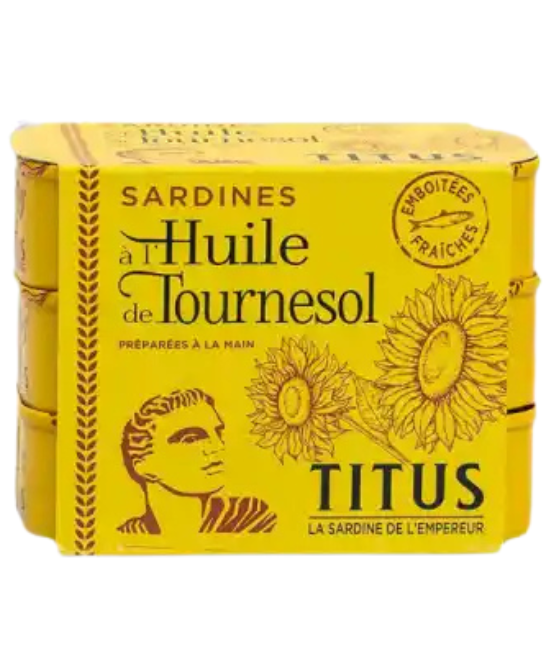 Titus Sardine in Sunflower Oil – PACK OF 3, Pack of 3