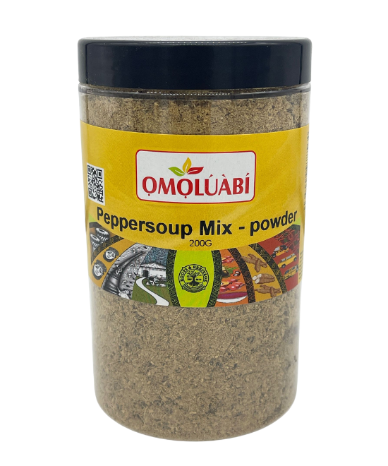 Pepper Soup Spice Mix Powder – 100g TUB OMOLUABI, 100g