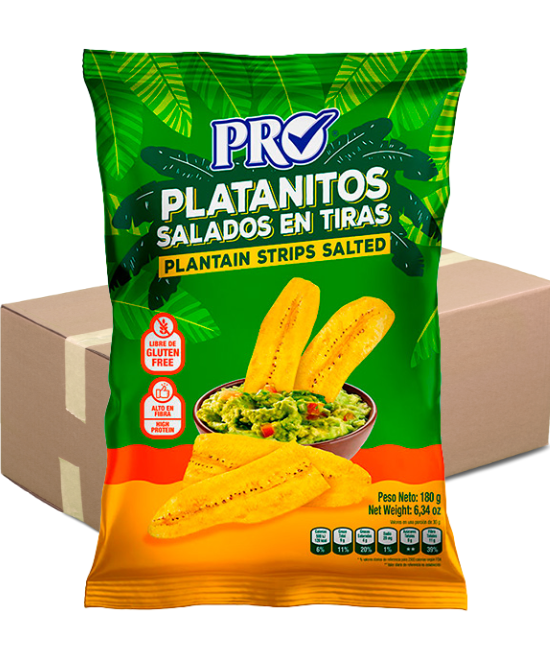 Plantanos Plantain Chips – Box of 20, Pack of 20