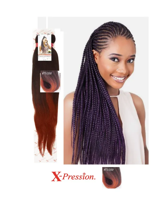 Xpression Lagos Braid – Pre stretched Col TI/350, 1 item / set