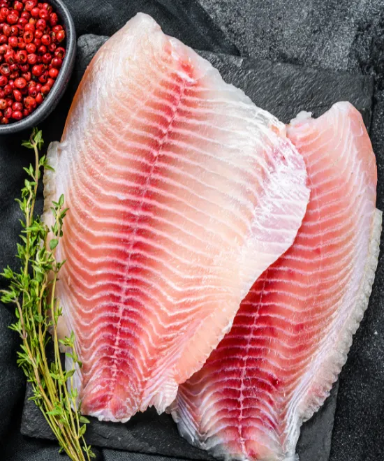 Frozen Tilapia fillet Skinless & Boneless 1Kg, 1Kg