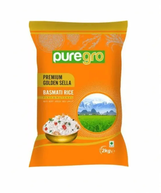 Puregro Golden Sella Basmati Rice 5kg, 5kg
