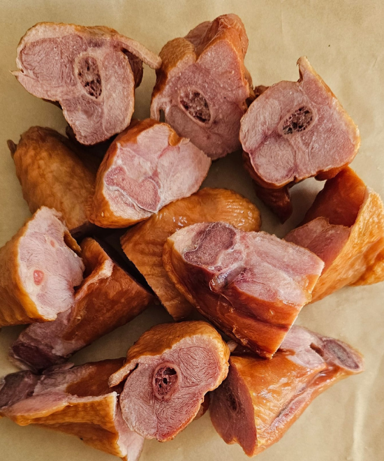 Fresh Smoked Turkey Wings Cut 2kg, 2kg
