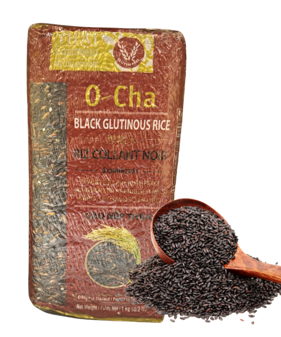 O-Cha Black Glutinous Rice 1kg BLACK RICE, 1kg