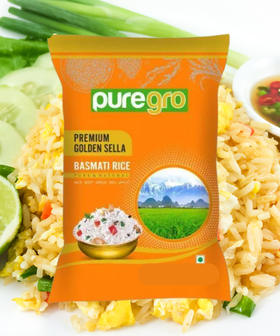 Puregro Golden Sella Basmati Rice 10kg, 10kg