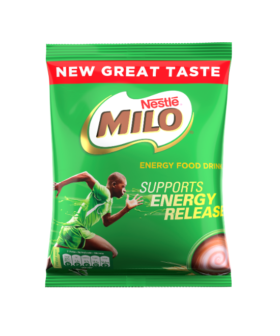 Milo Nestle Sachet NIGERIA 400g Pack of 3, 3 × 400g