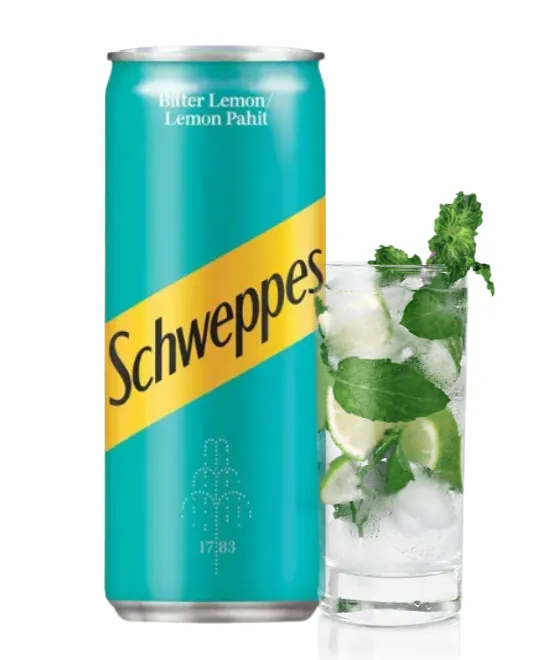 Schweppes Bitter Lemon Can 33cl, 33cl