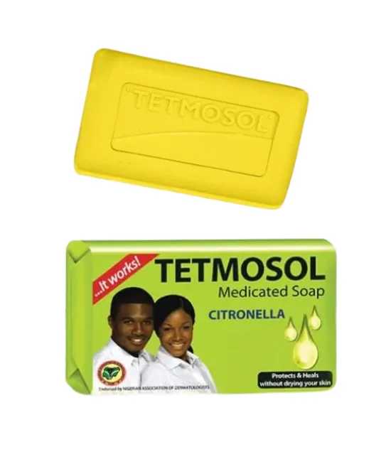 Tetmosol Soap (Small Pack Of 3) 75g x 3pcs, 3 × 75g