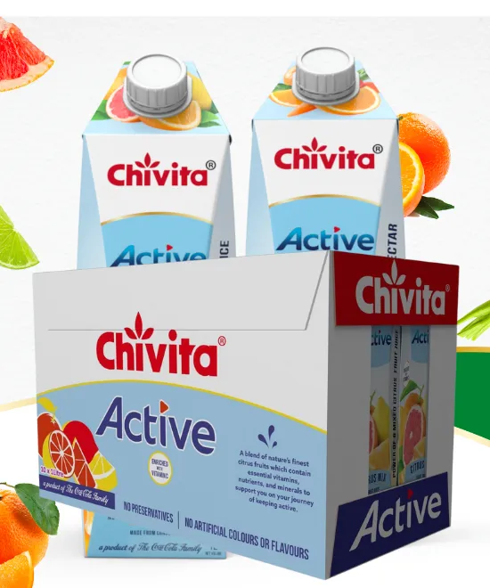 Chivita active citrus 1L Pack of 10, 10 × 1L