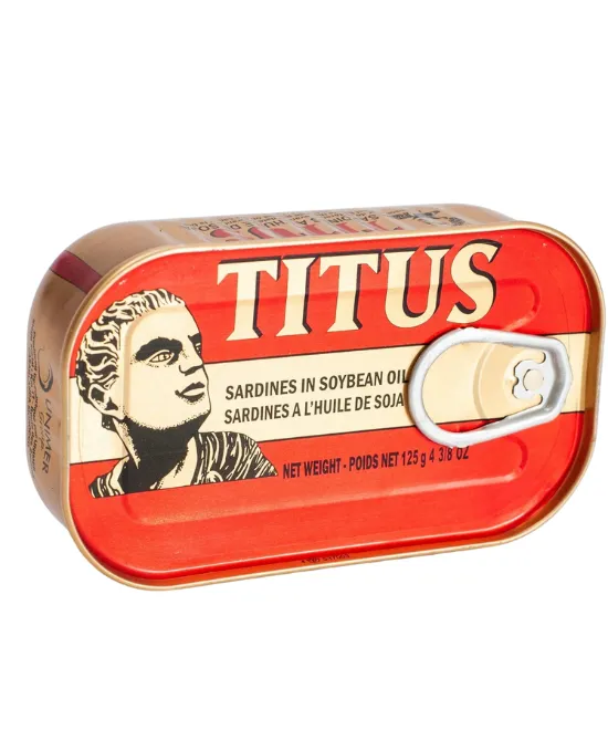 Titus Sardine in Vegetable Oil RED– PACK OF 3, Pack of 3