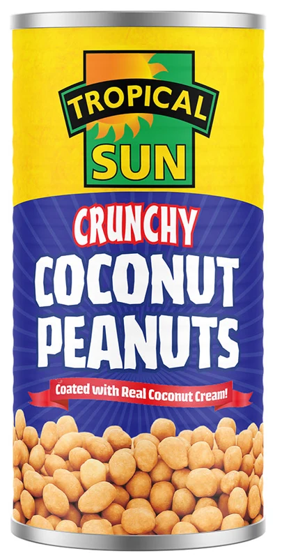Tropical Sun Crunchy Coconut Peanuts, 330 g